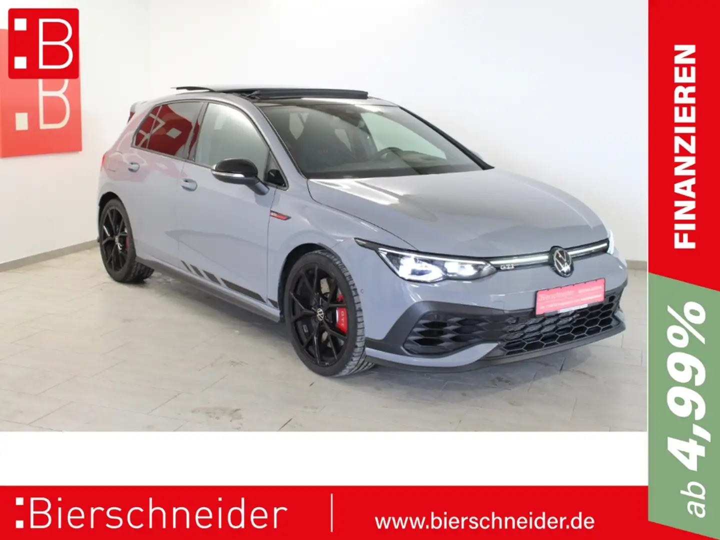Volkswagen Golf GTI 8 2.0 TSI DSG Clubsport Black Style 19 PANO HuD H/ Grau - 1