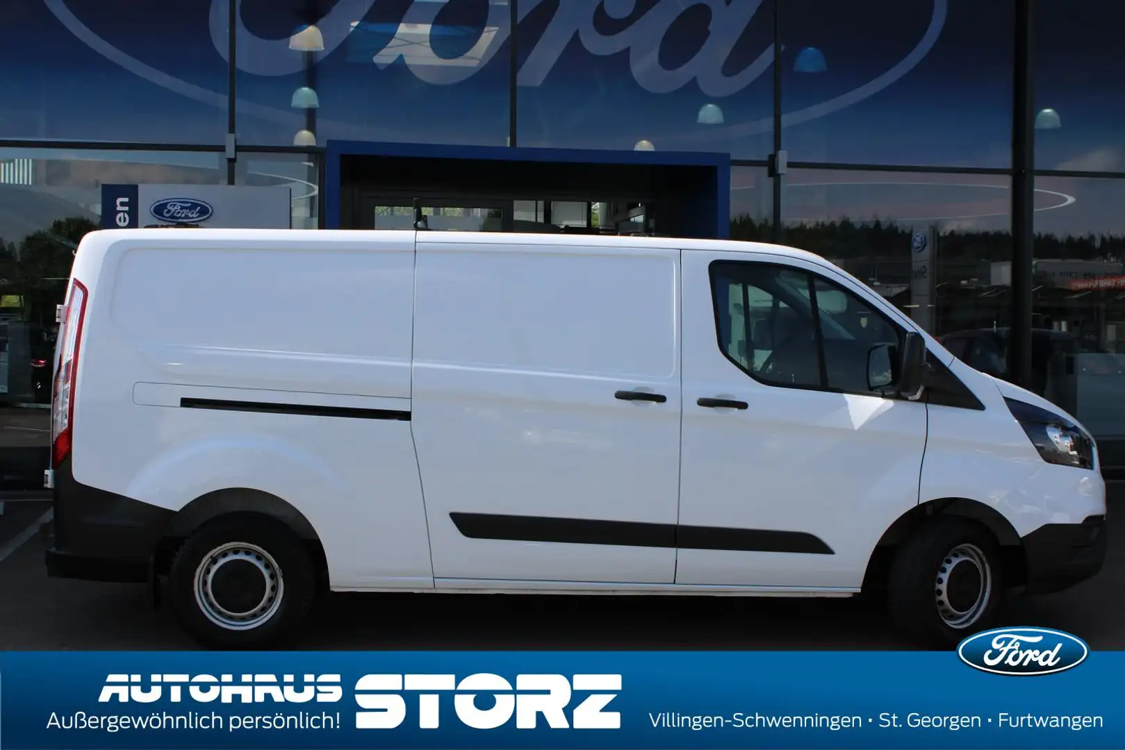 Ford Transit Custom Kasten Basis 300 L2 300 L2 SICHT PAKET|AHK FEST|BL Weiß - 2