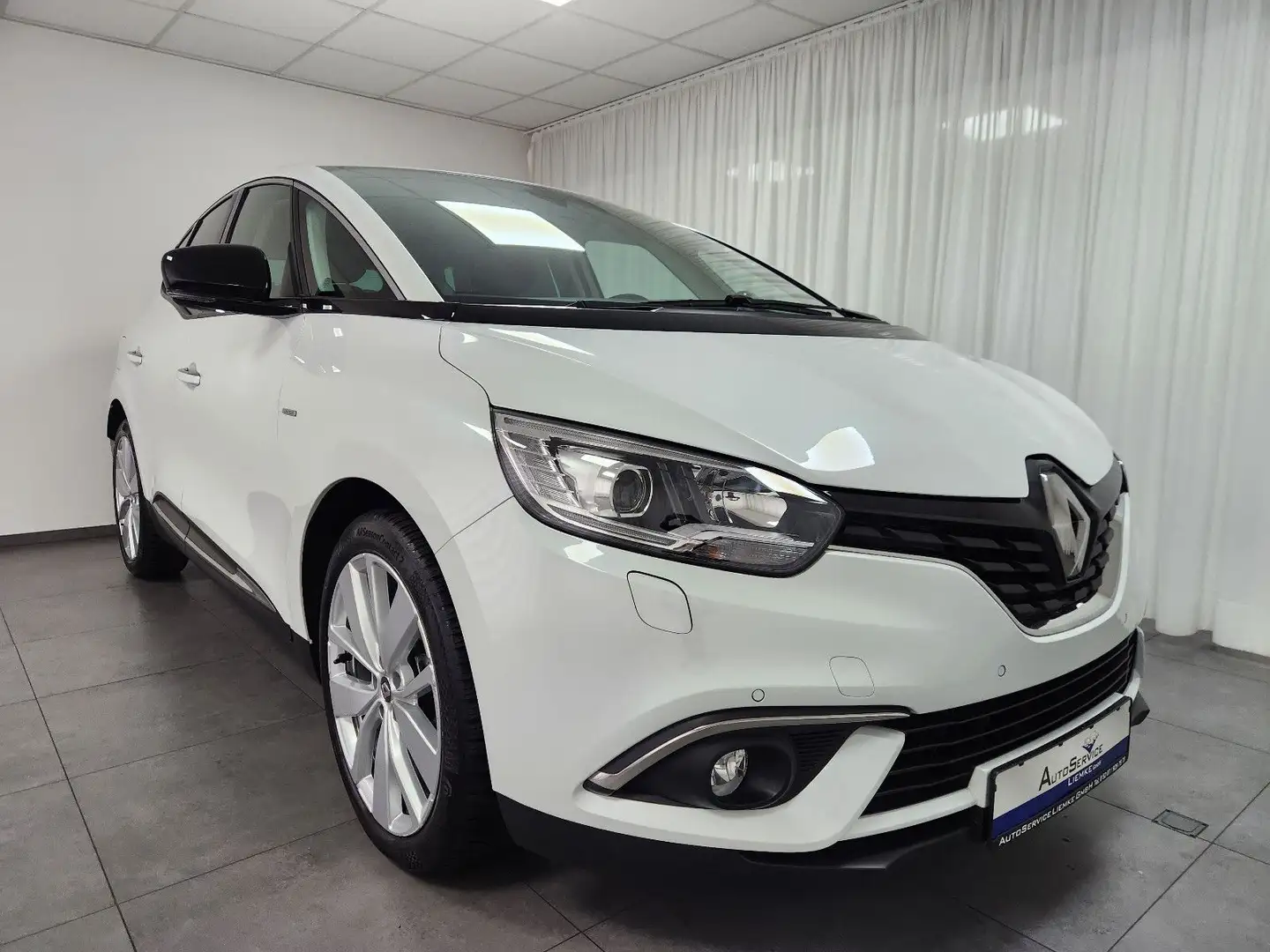 Renault Scenic DeLuxe LIMITED 140PS Aut. NAV SHZ CarPlay Blanc - 1