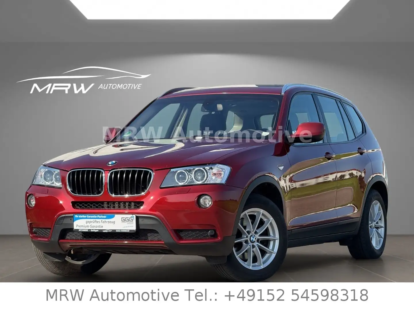 BMW X3 xDrive 20 d/XEN/PDC/8FACH/NAVI/AHK/LEDER/PANO Rot - 1