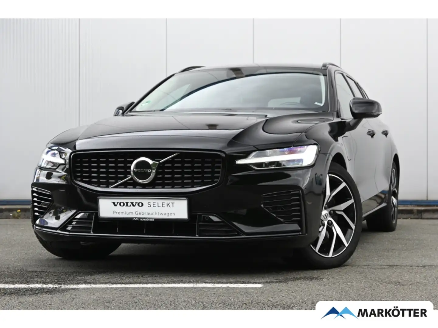 Volvo V60 Recharge Plus Dark AWD/ACC/Standhz Noir - 1