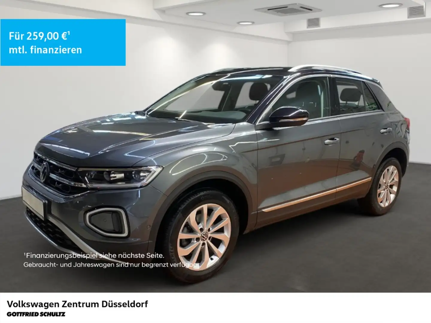 Volkswagen T-Roc Style 1.0 TSI Sitzheizung Navigation Grau - 1
