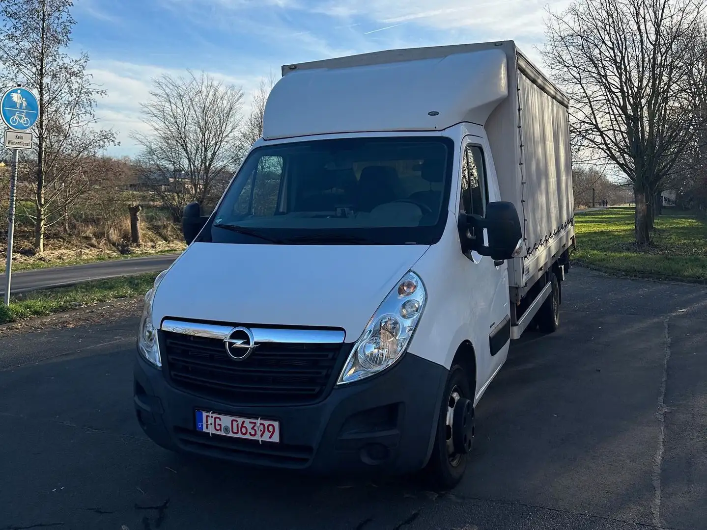 Opel Opel Movano B Pritsche Ladebordwand Luftfeder Klim Weiß - 2