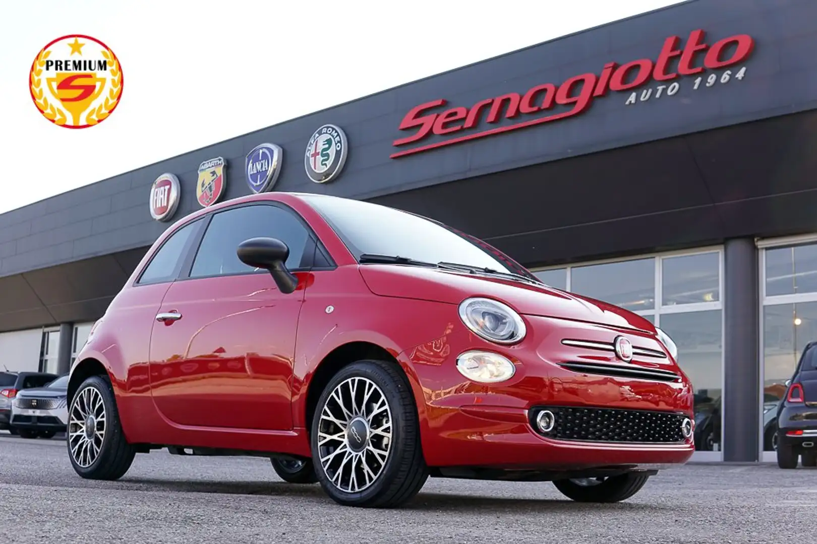 Fiat 500 1.0 70cv Hybrid SENSORI PARK-CERCHI 16" Rosso - 1