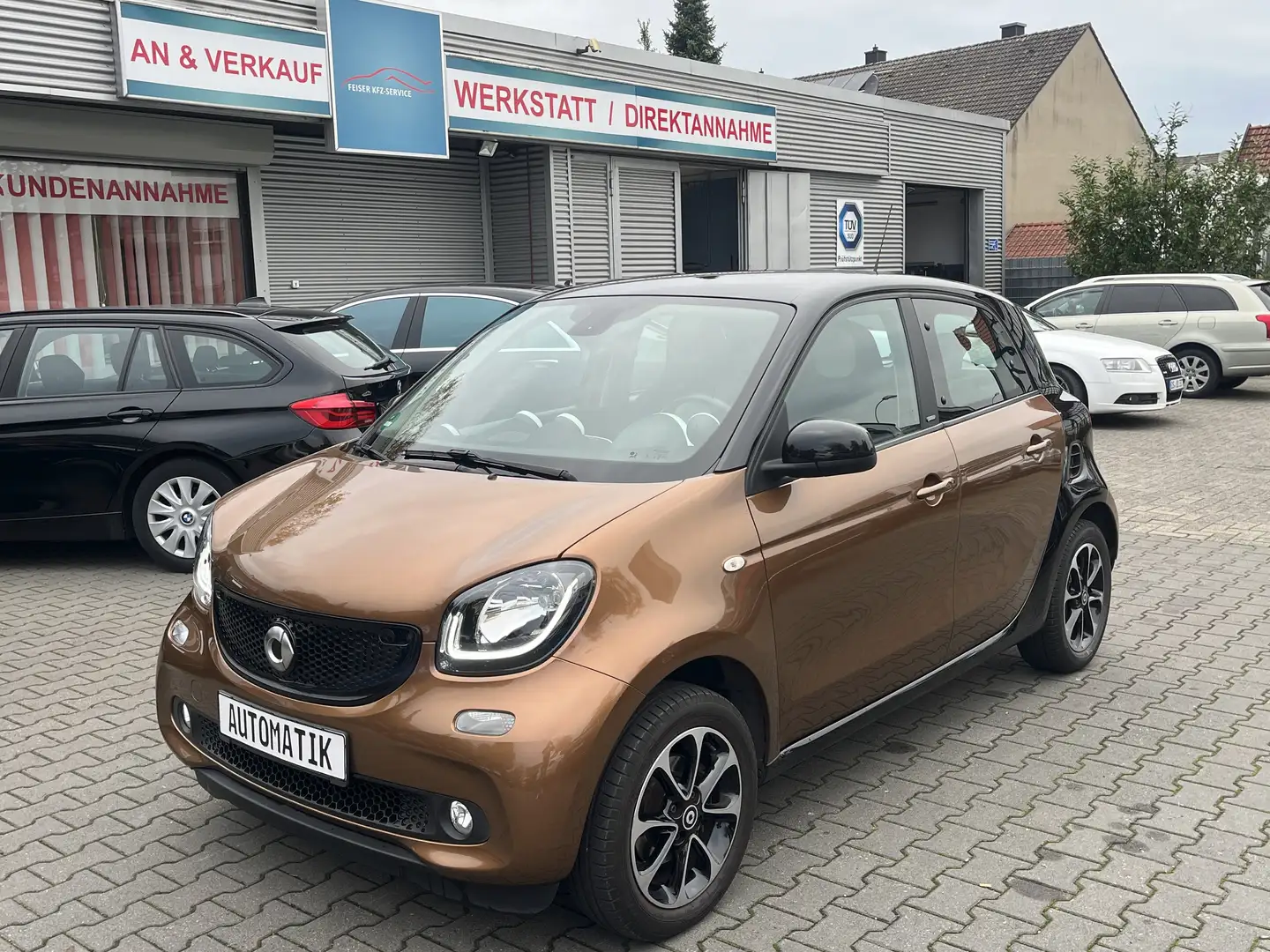 smart forFour passion AUTOMATIK*PDC*KLIMA*TEMPO Braun - 1