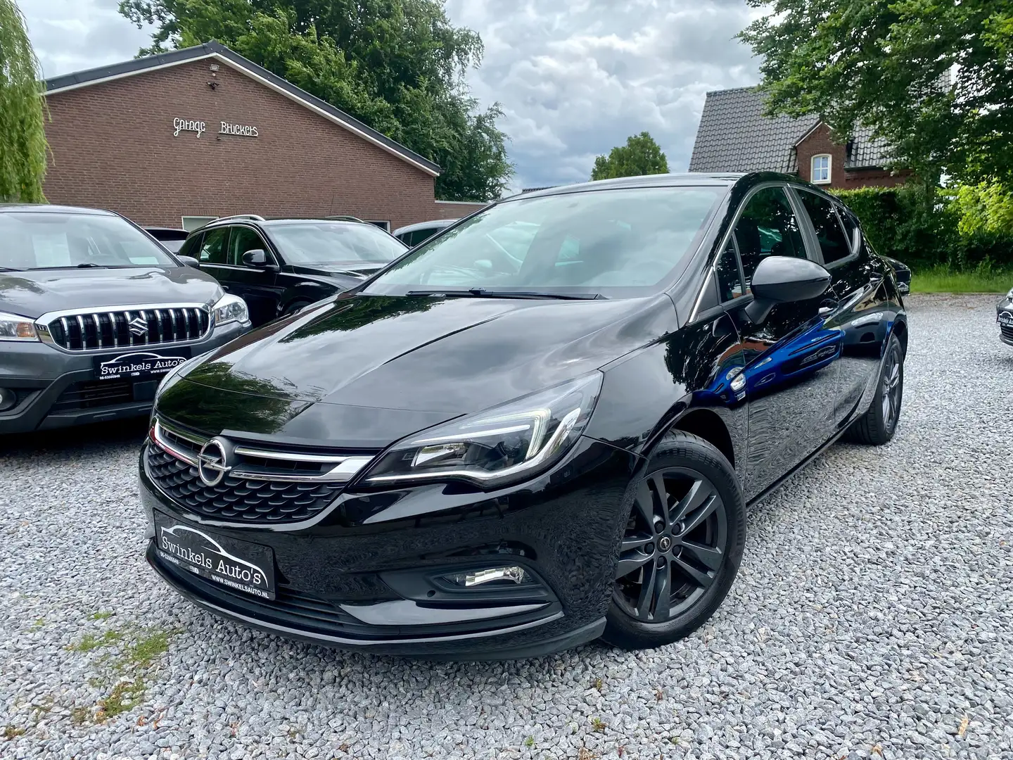 Opel Astra 1.0 Turbo 120 Jaar Edit.-Apple/Androïd-LED-PDC Noir - 1