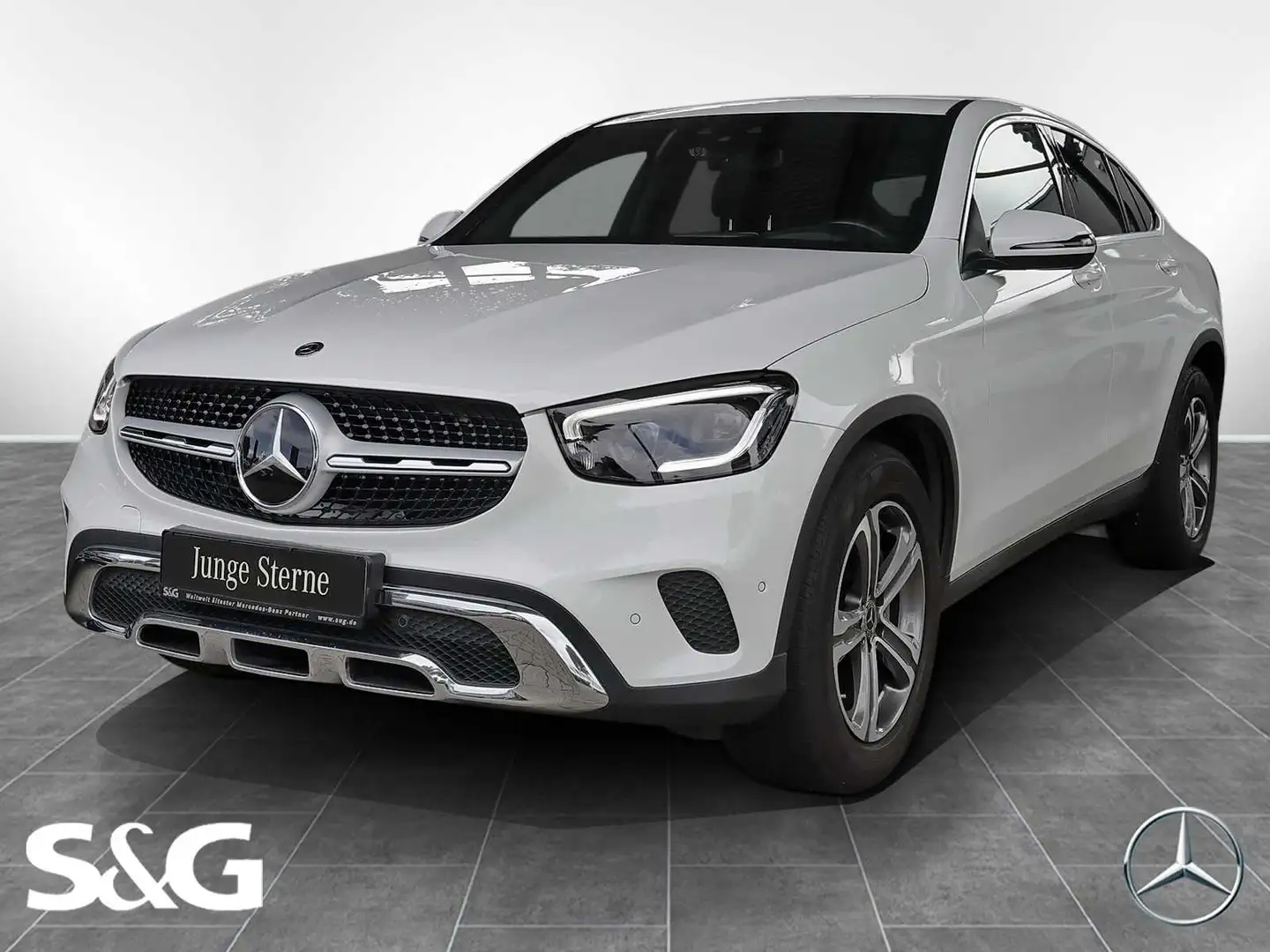 Mercedes-Benz GLC 300 d 4MATIC Coupé RüKam+AHK+HUD+Keyless-Go Alb - 1