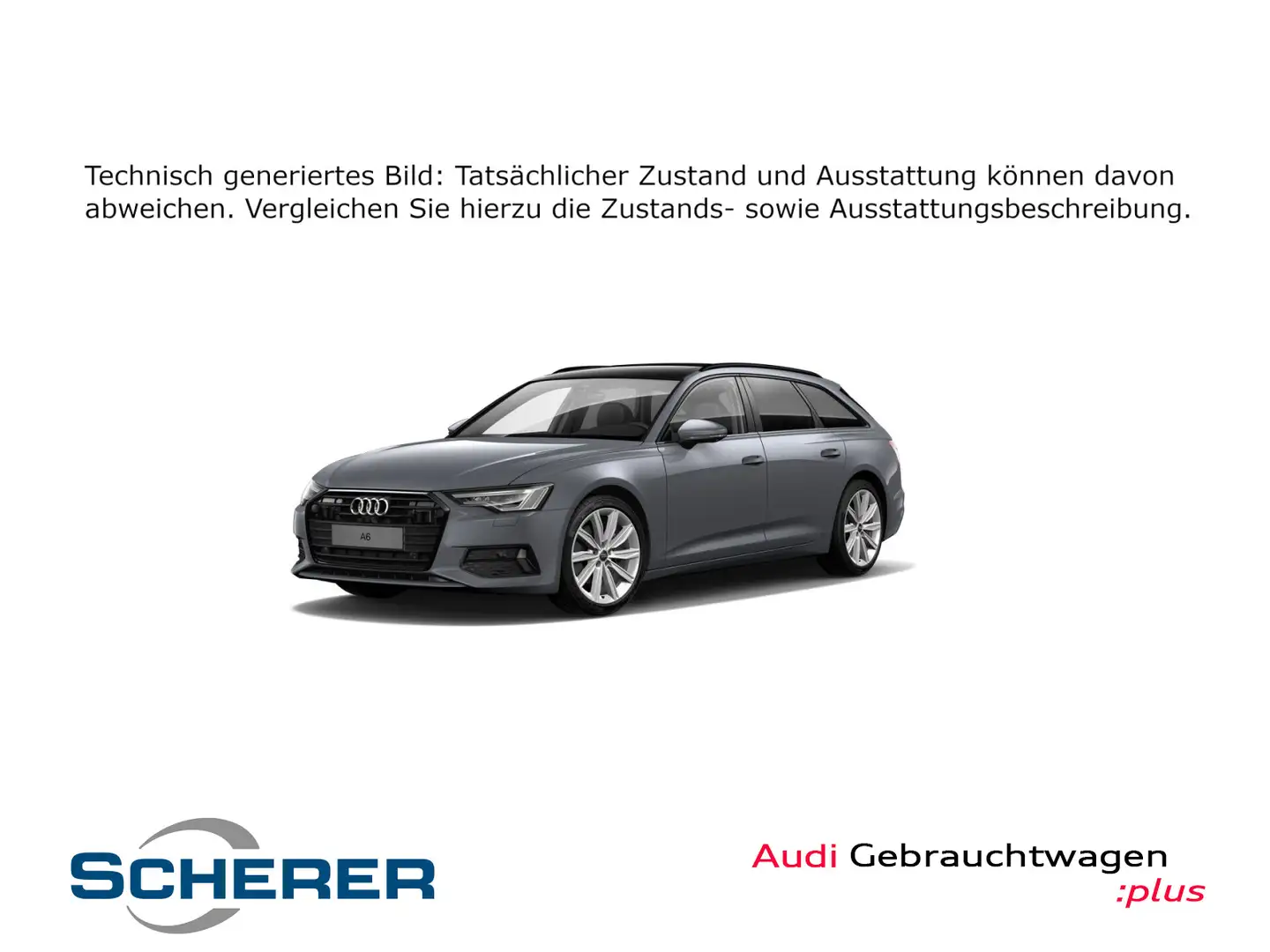 Audi A6 Sport 2.0 TDI S tronic AHK PANO MATRIX Grau - 1