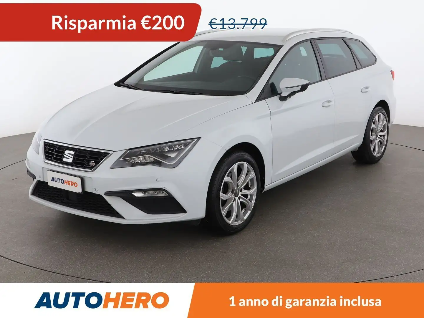 SEAT Leon 1.6 TDI FR 115 CV Bianco - 1