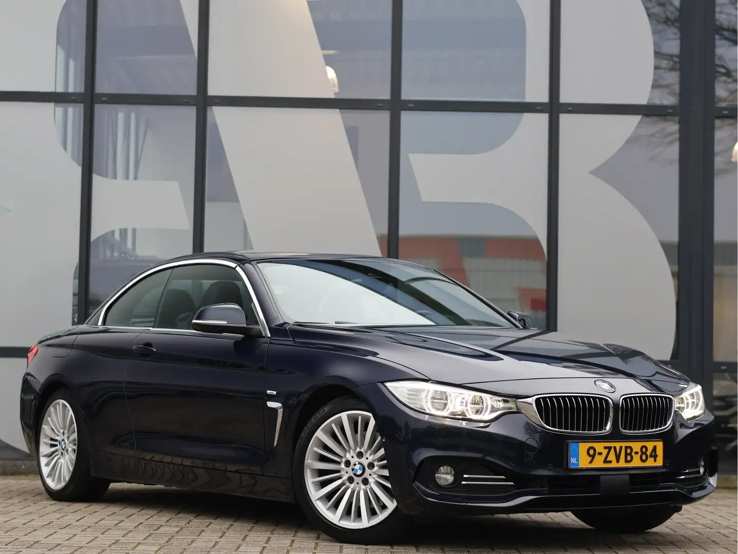 BMW 428 4-serie Cabrio 428i High Executive | ACC | HUD | N Bleu - 2