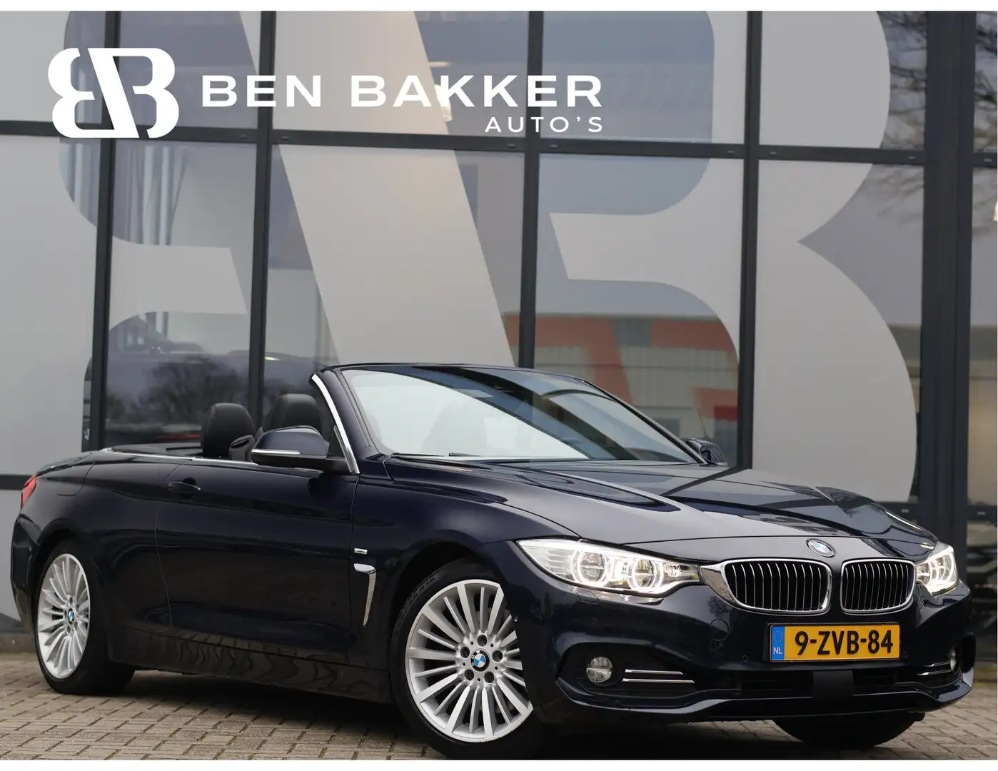 BMW 428 4-serie Cabrio 428i High Executive | ACC | HUD | N Bleu - 1