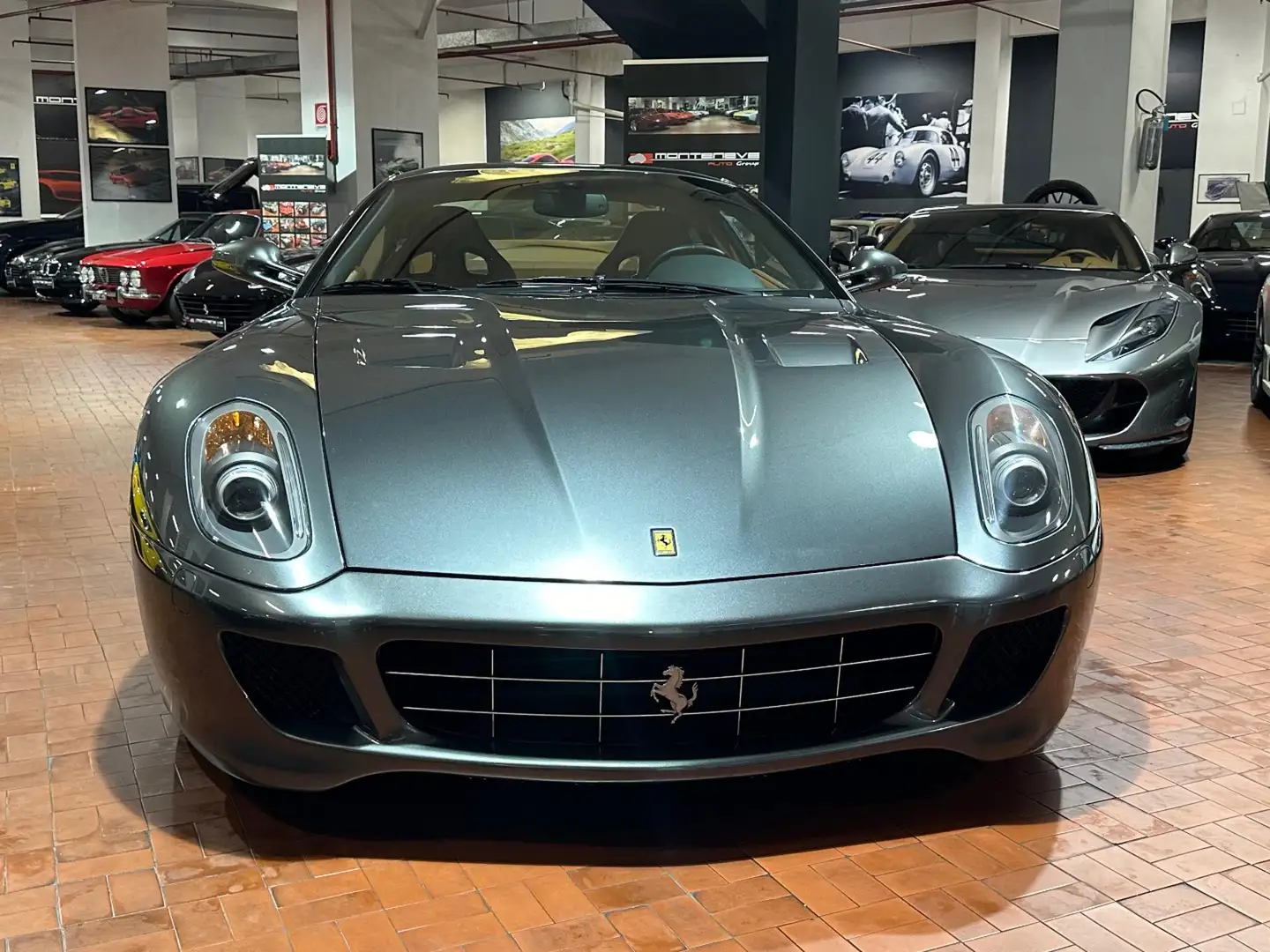 Ferrari 599 GTB Fiorano F1 PELLE CUOIO-CARBOCERAMICA Šedá - 2