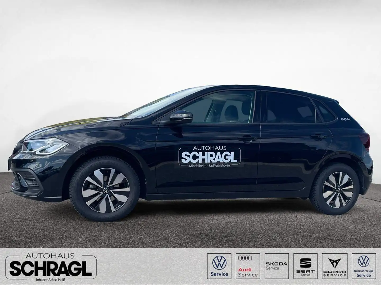 Volkswagen Polo 1.0 TSI GOAL+LED+ACC+KAMERA+APP+SITZHZG Schwarz - 2