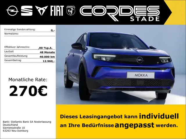 Opel Mokka-E Electric Edition Digitales Cockpit LED Apple CarPl