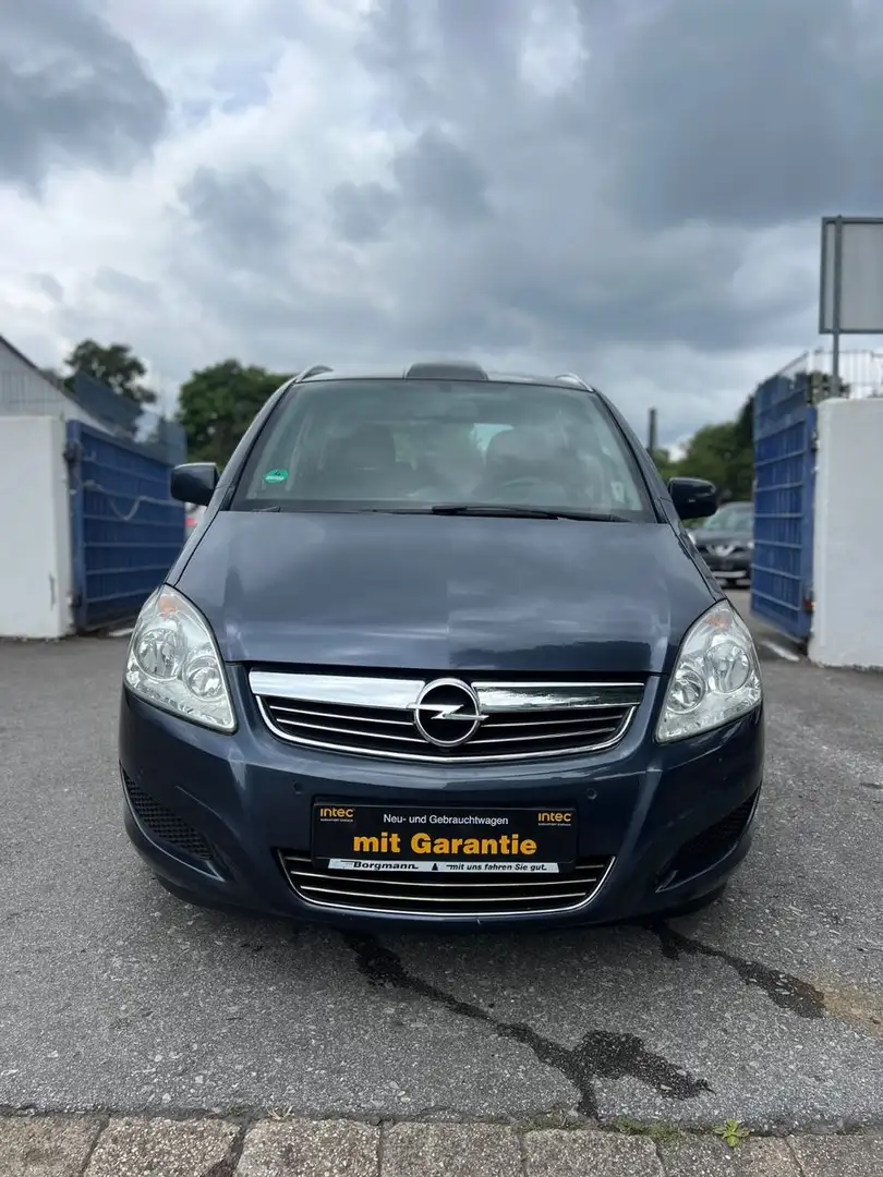 Opel Zafira B Edition*PDC*PANO*KLIMA*CNG*2-HDTÜV NEU Bleu - 2
