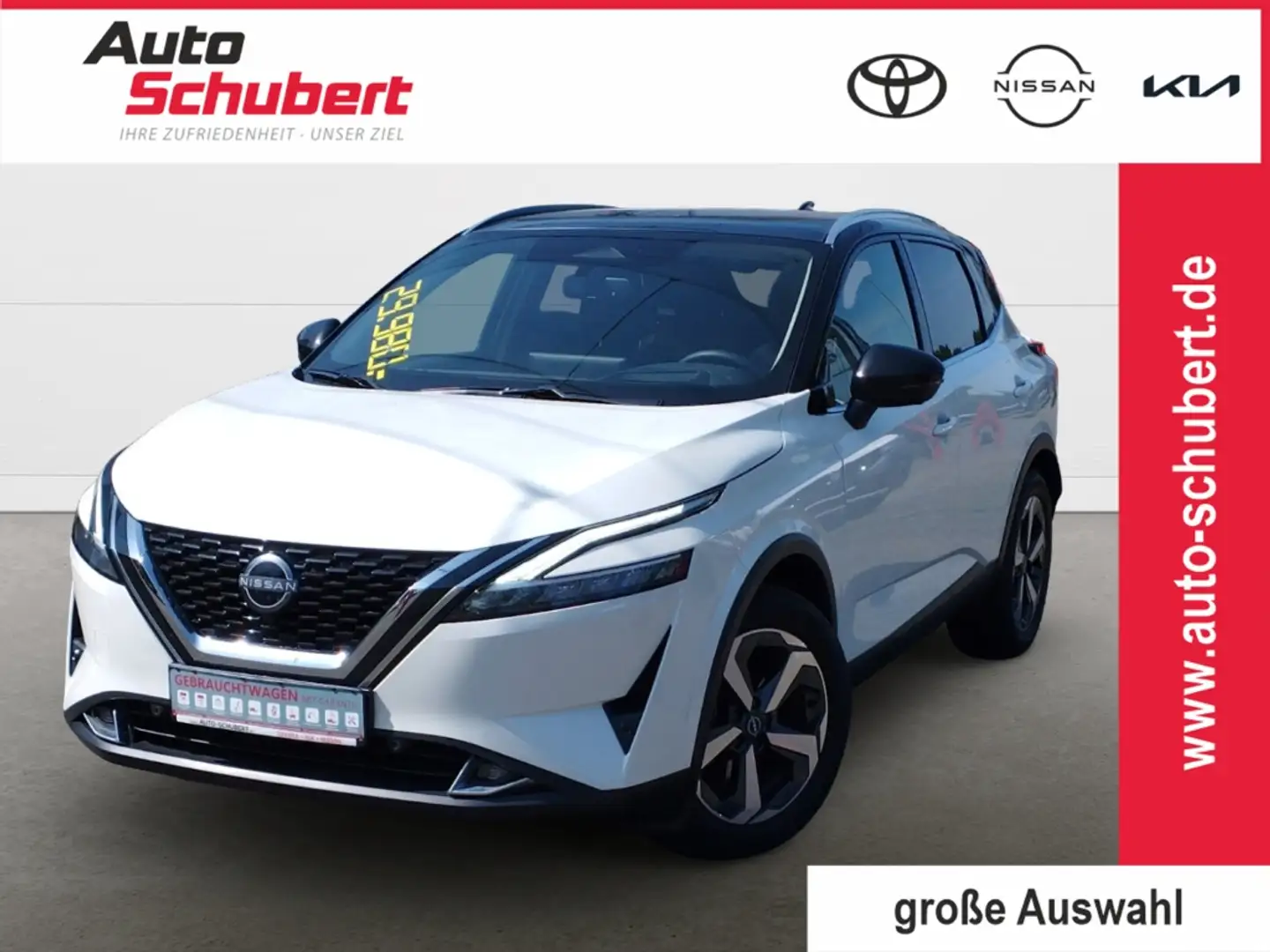 Nissan Qashqai 1.3 DIG-T MHEV Xtronic 4x4 N-Connecta Panorama Sit Weiß - 1