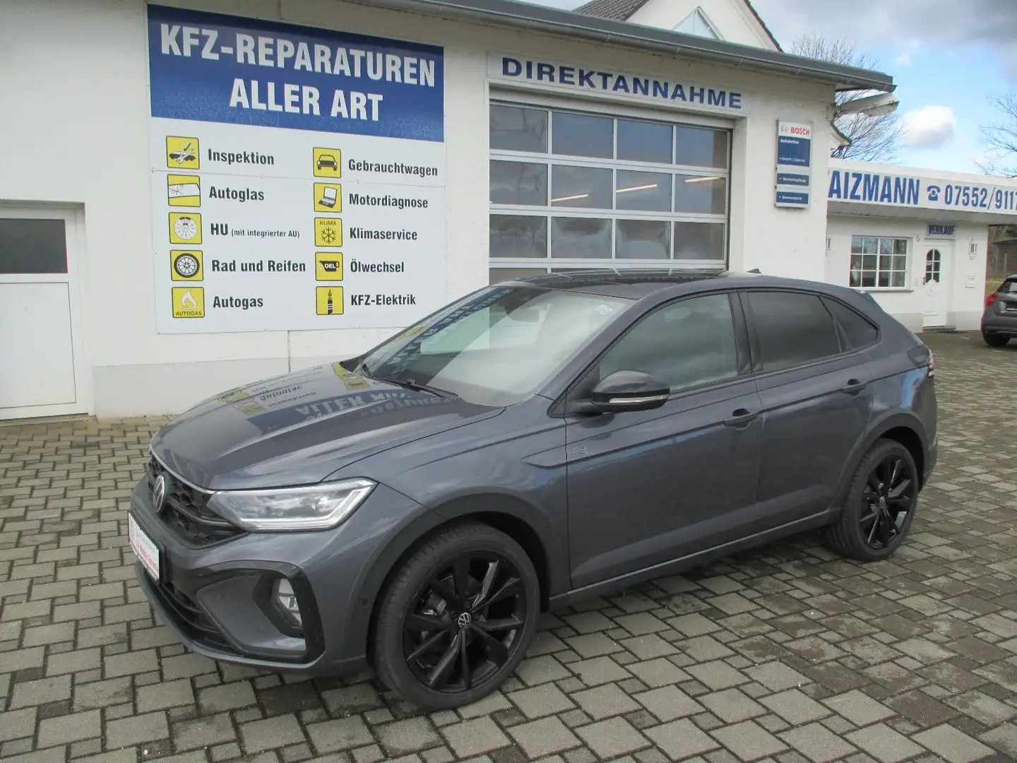 Volkswagen Taigo 1.5 TSI DSG R-Line, ACC,Pano,Navi, sofort! Grijs - 1