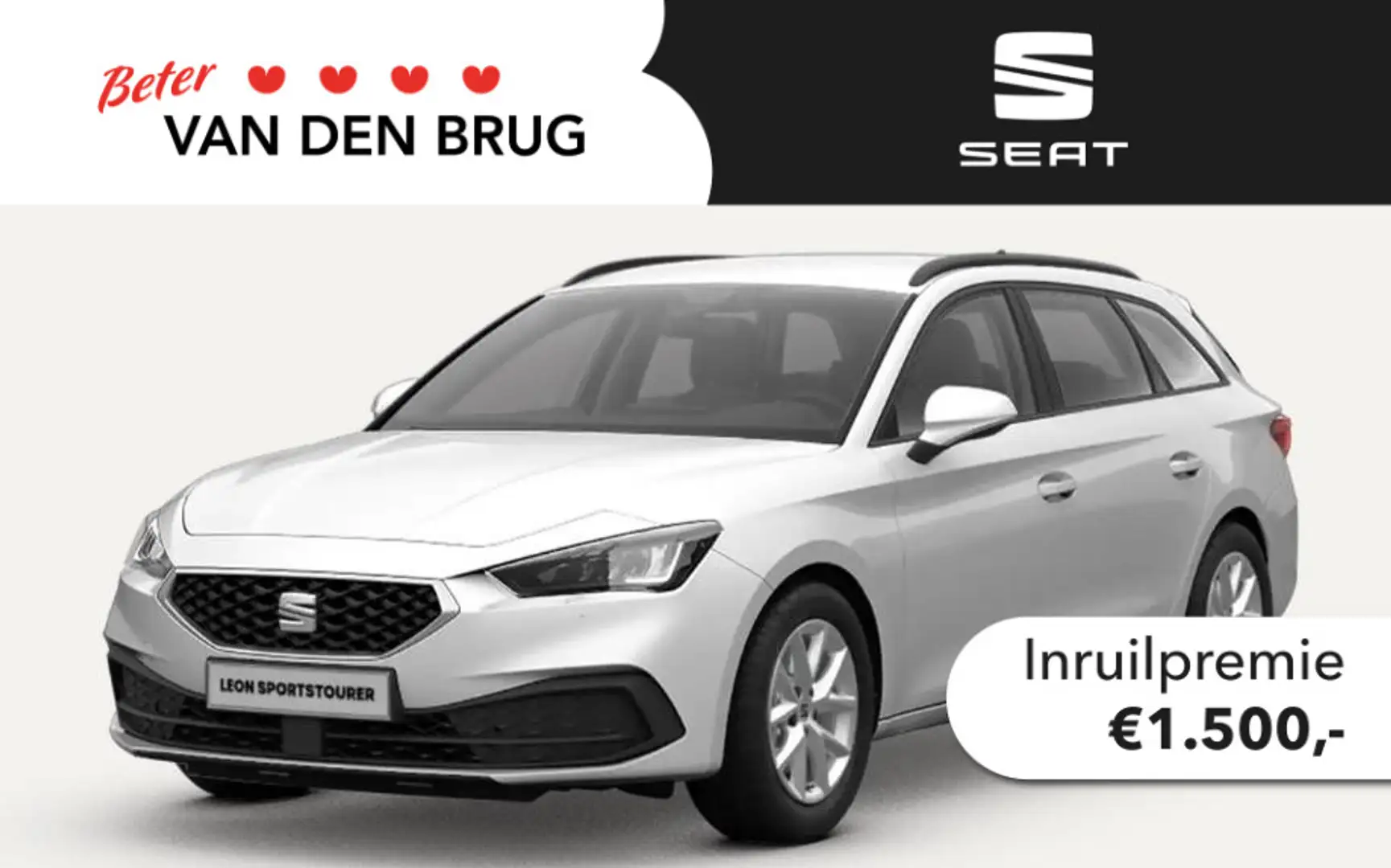 SEAT Leon e-Hybrid Sportstourer Style 1.5 TSI eHybrid 150kW / 204pk S Wit - 1