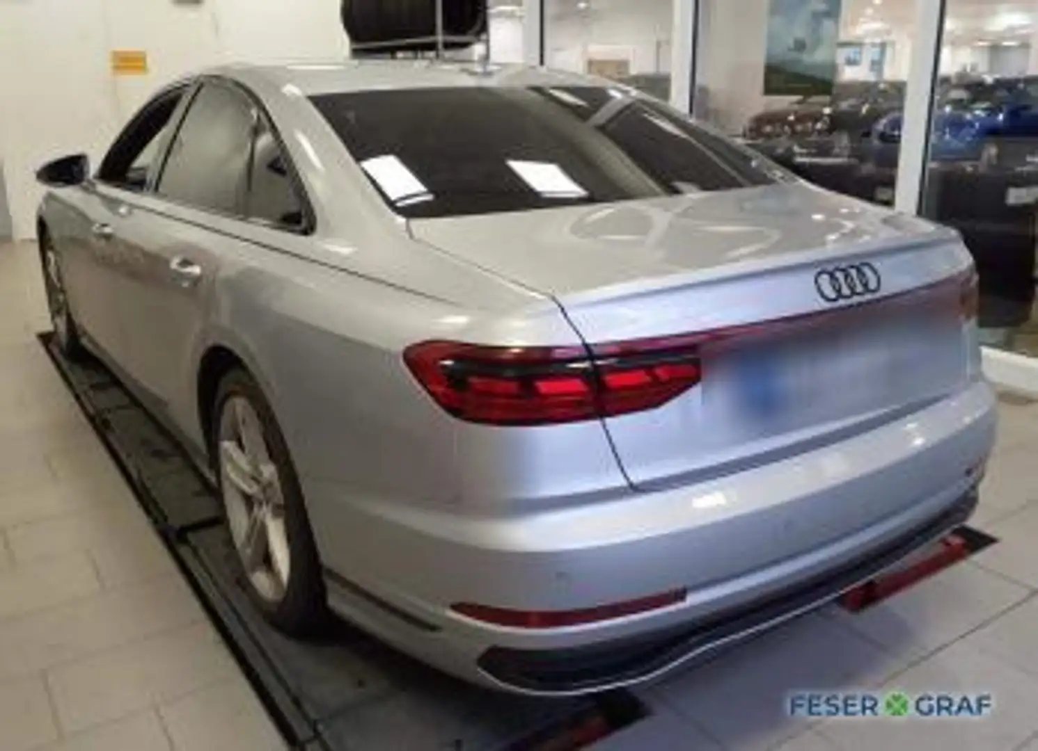 Audi A8 50 TDI S Line Ext Pano,Kameras,HDMatrix,Leder Argent - 2
