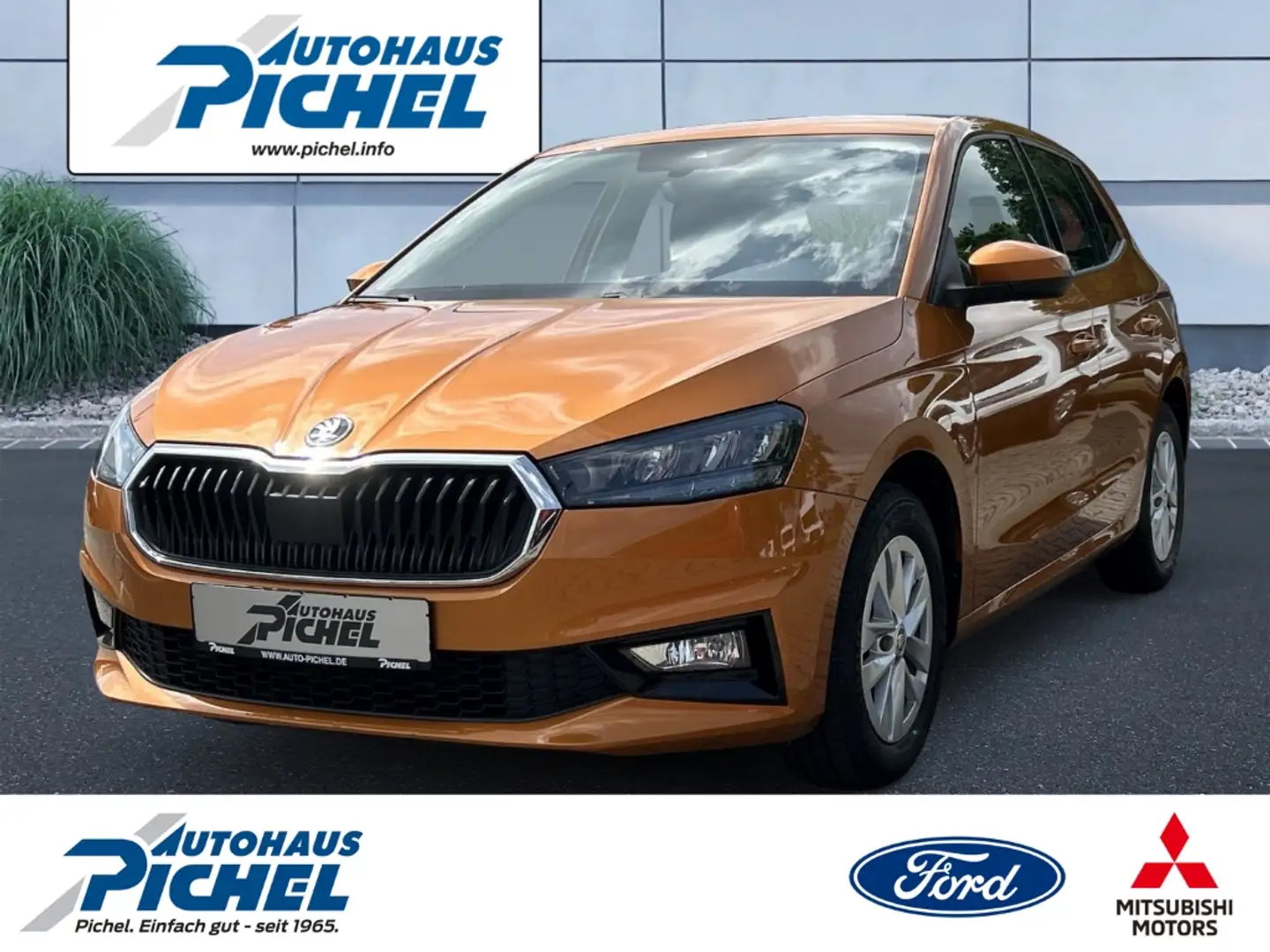 Skoda Fabia Selection LED Sperrdiff. Apple CarPlay Android Aut Orange - 1