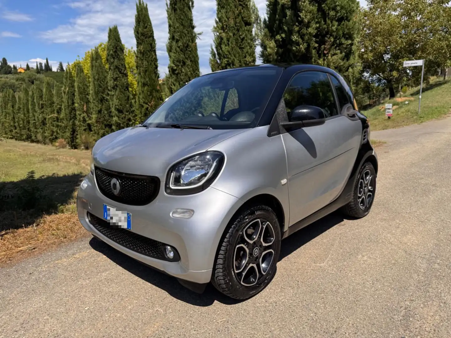 smart forTwo 70 1.0 twinamic Prime Pelle Led Argento - 1