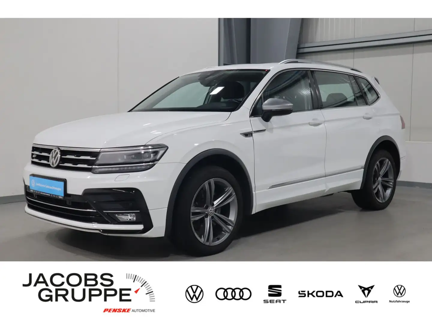 Volkswagen Tiguan Allspace 2.0 TDI DSG 4Motion*R-Line*Pano*LED*Ambiente * Weiß - 1