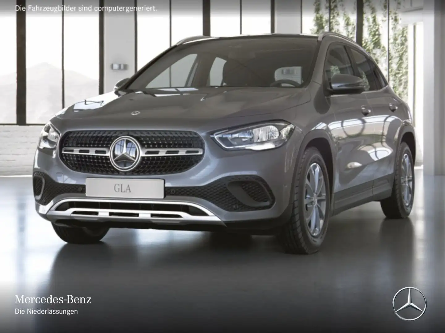 Mercedes-Benz GLA 180 STYLE+PANO+7G Grau - 2