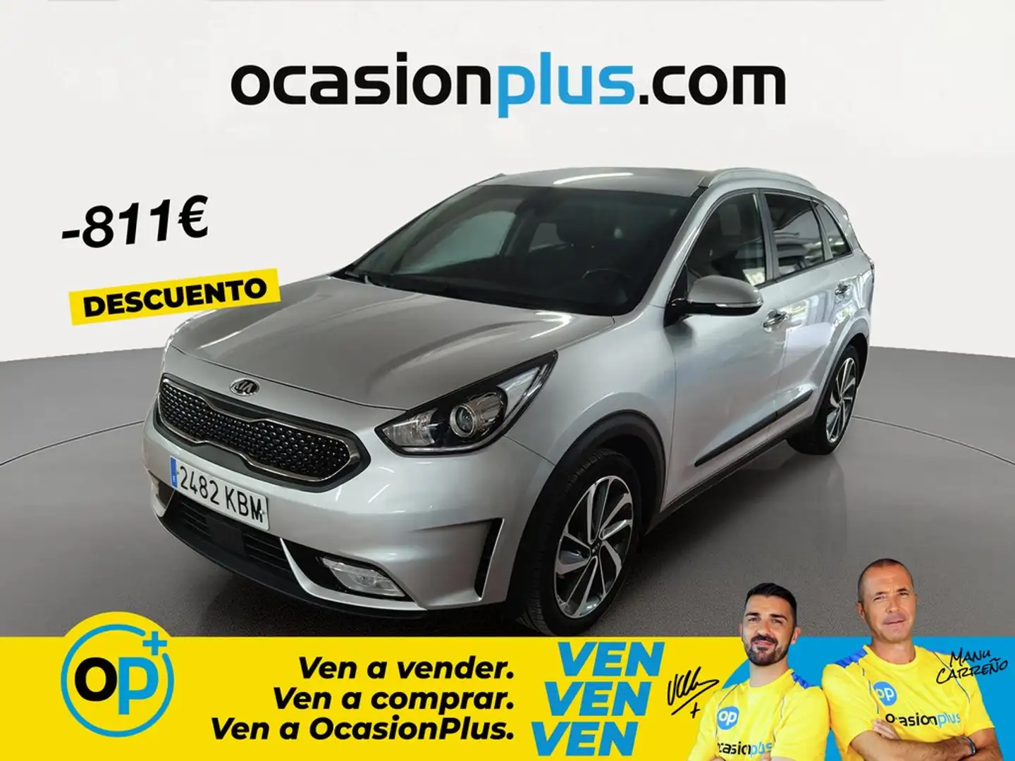 Kia Niro 1.6 HEV Emotion Gris - 1