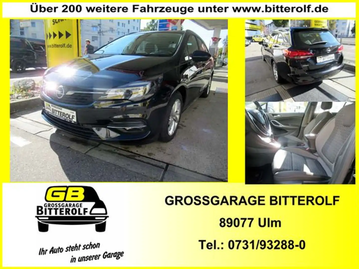 Opel Astra 1.5D ST Aut. Ed. Navi/LED/SHZ/PDC Schwarz - 1