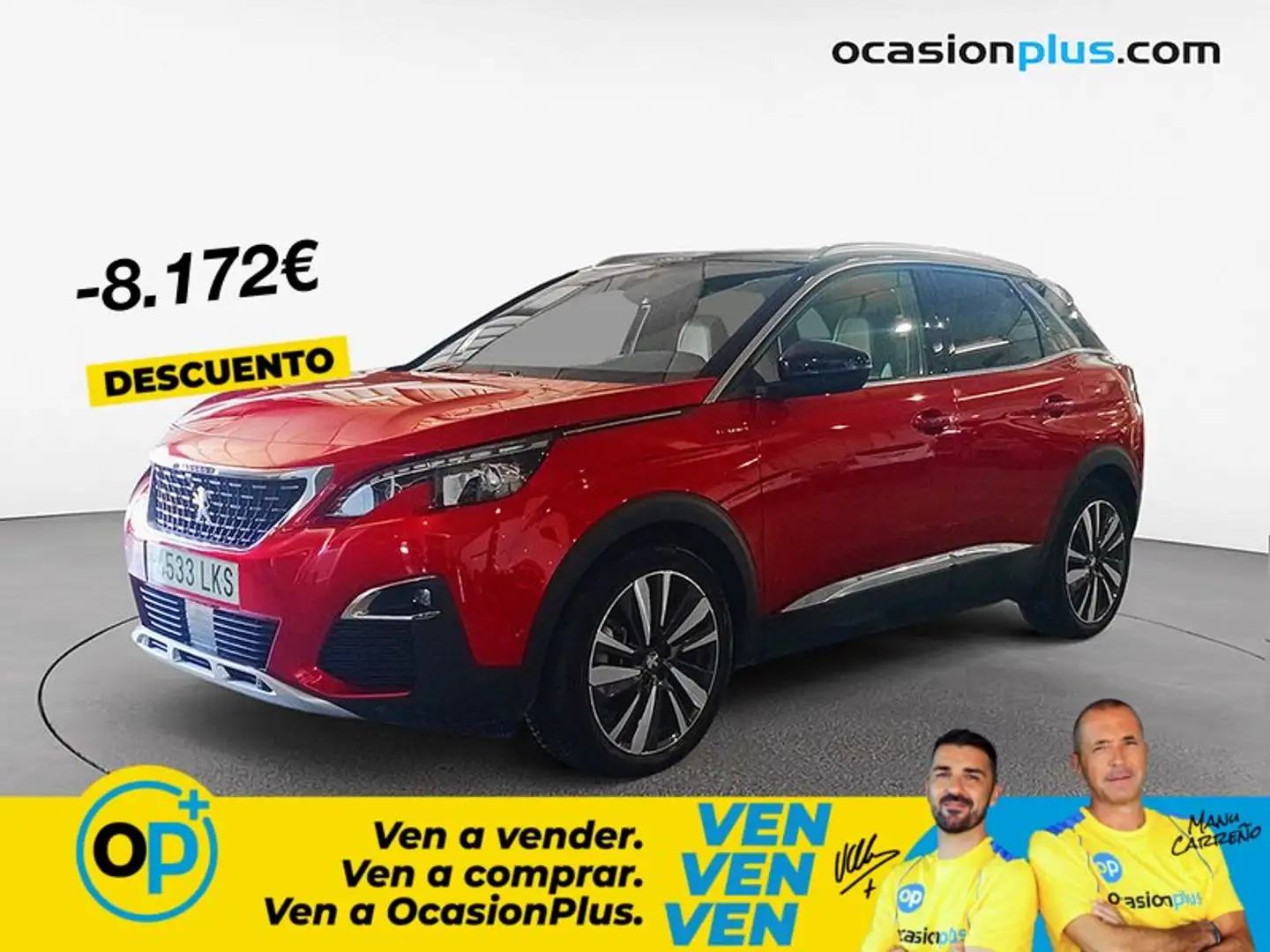 Peugeot 3008 HYB PHEV 300 GT AWD e-EAT8 Rojo - 1