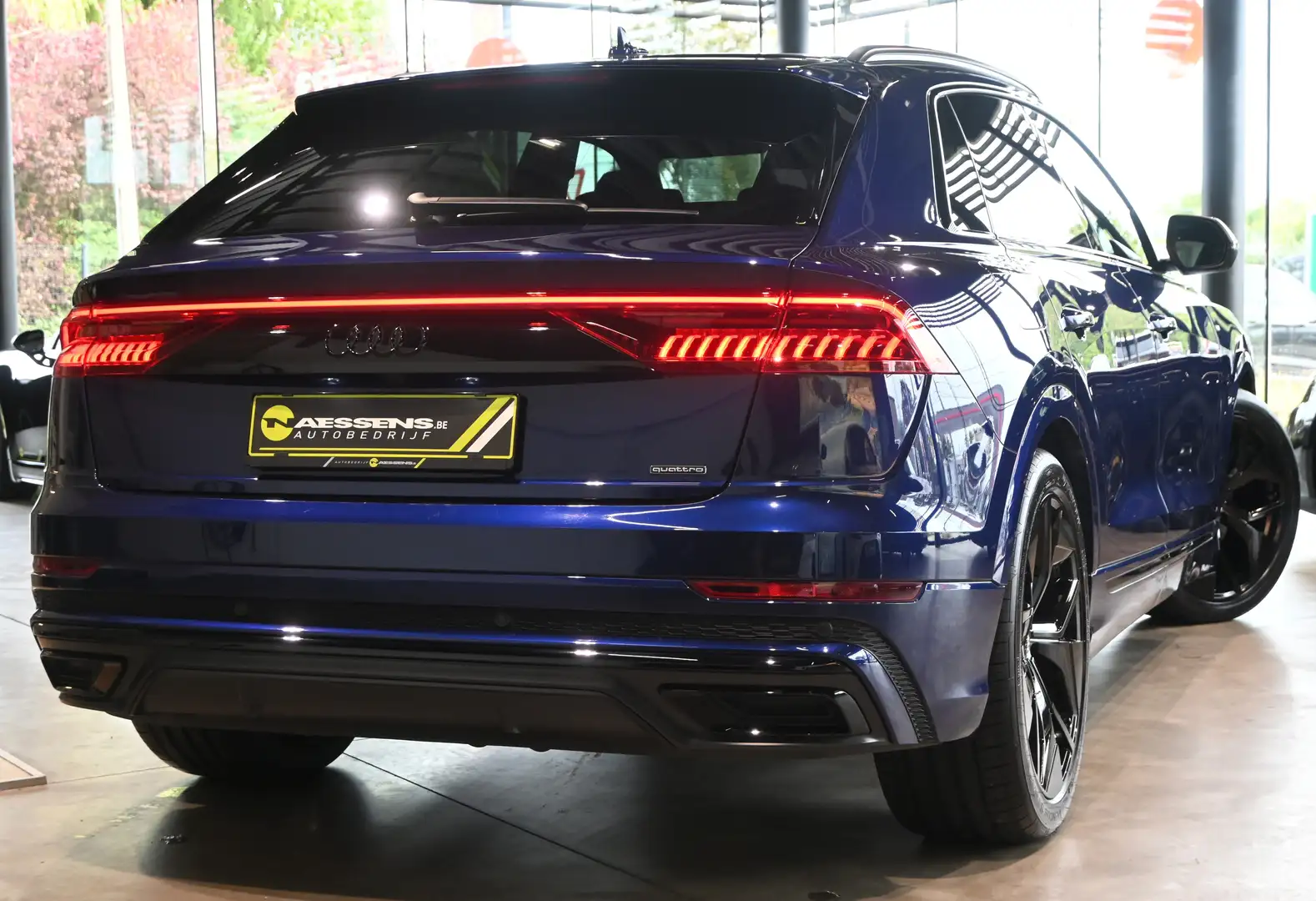 Audi Q8 60 TFSIe Quattro S-Line **LED/LEDER/CAM/NAV/CC** Azul - 2