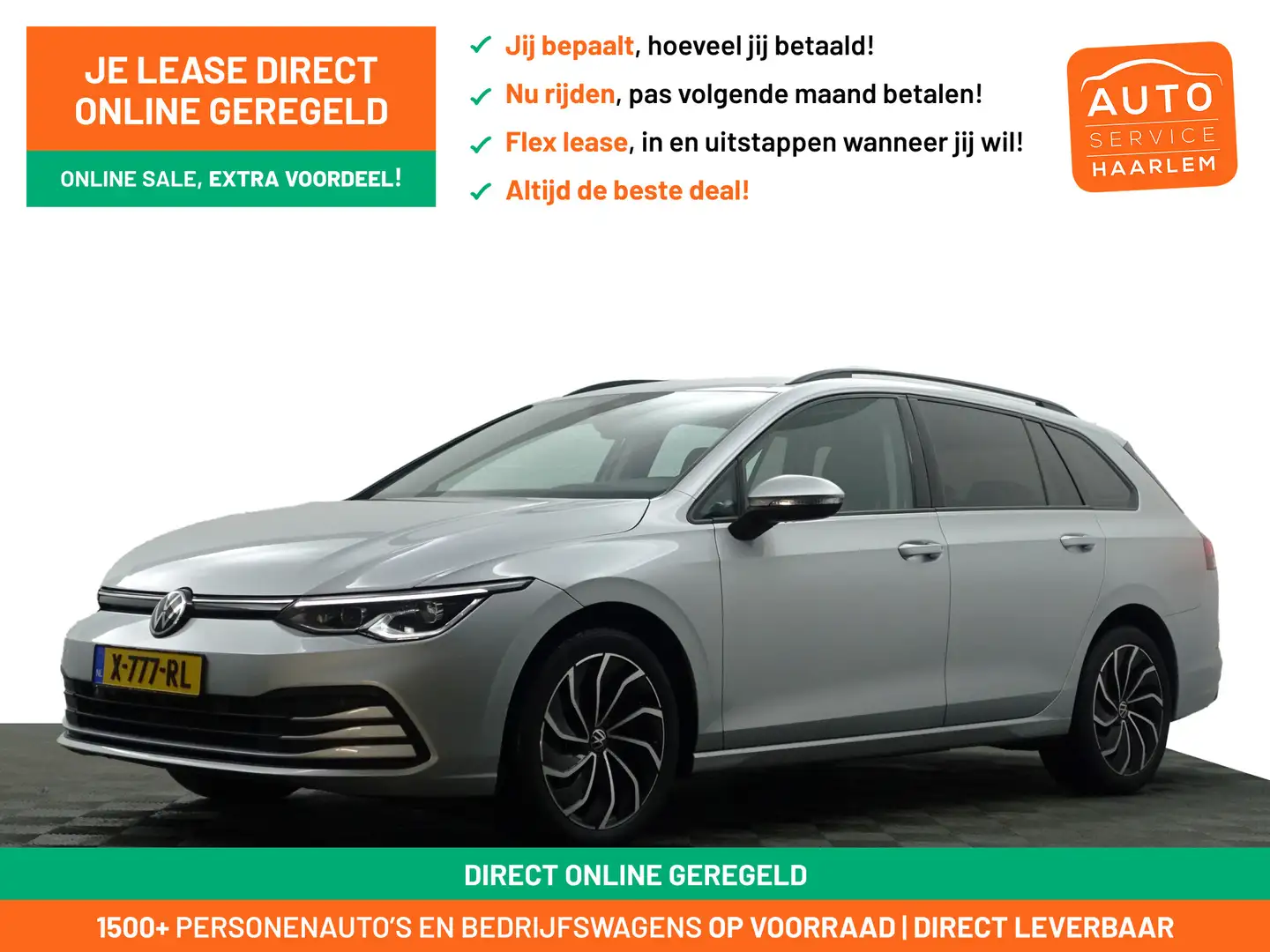 Volkswagen Golf Variant 1.0 eTSI Life Business Aut- 35dkm, Carplay, Androi Grau - 1
