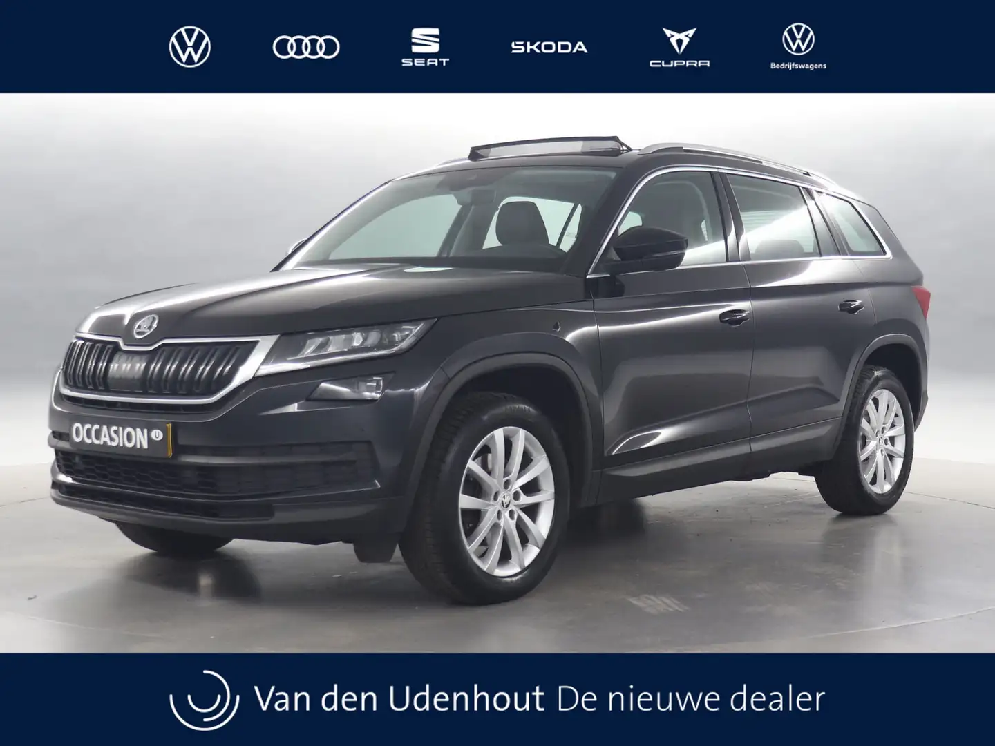 Skoda Kodiaq 1.5 TSI 150pk Business Edition DSG / Panoramadak / Zwart - 1
