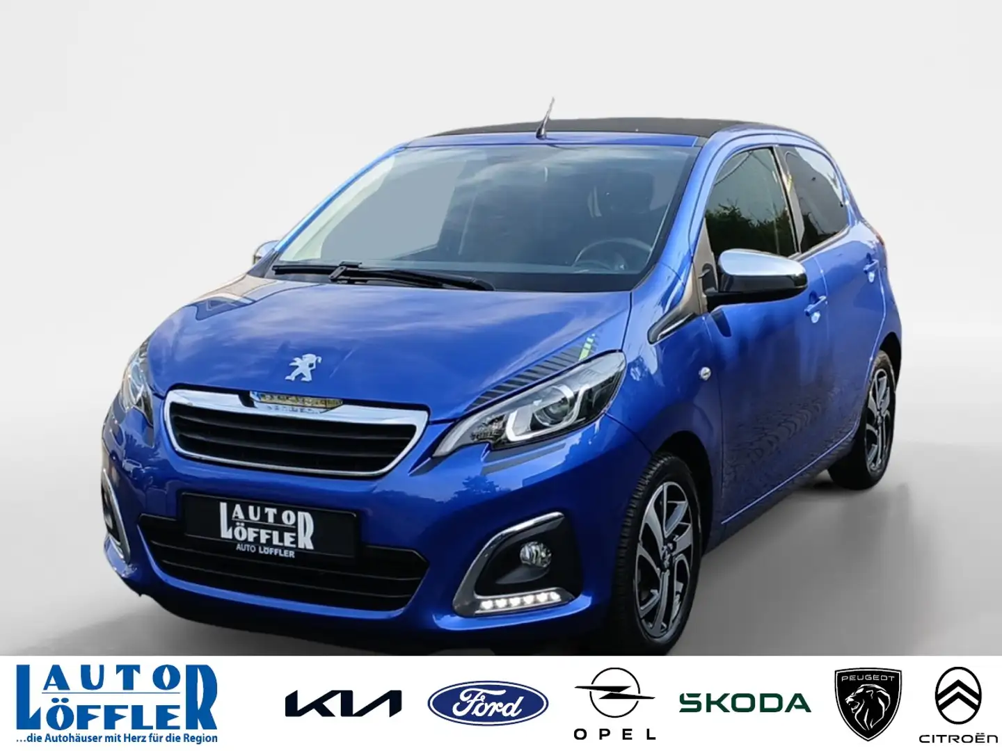 Peugeot 108 TOP Collection SHZ´ KLIMA´ ZF´ TEMPO´ Klima Blau - 1