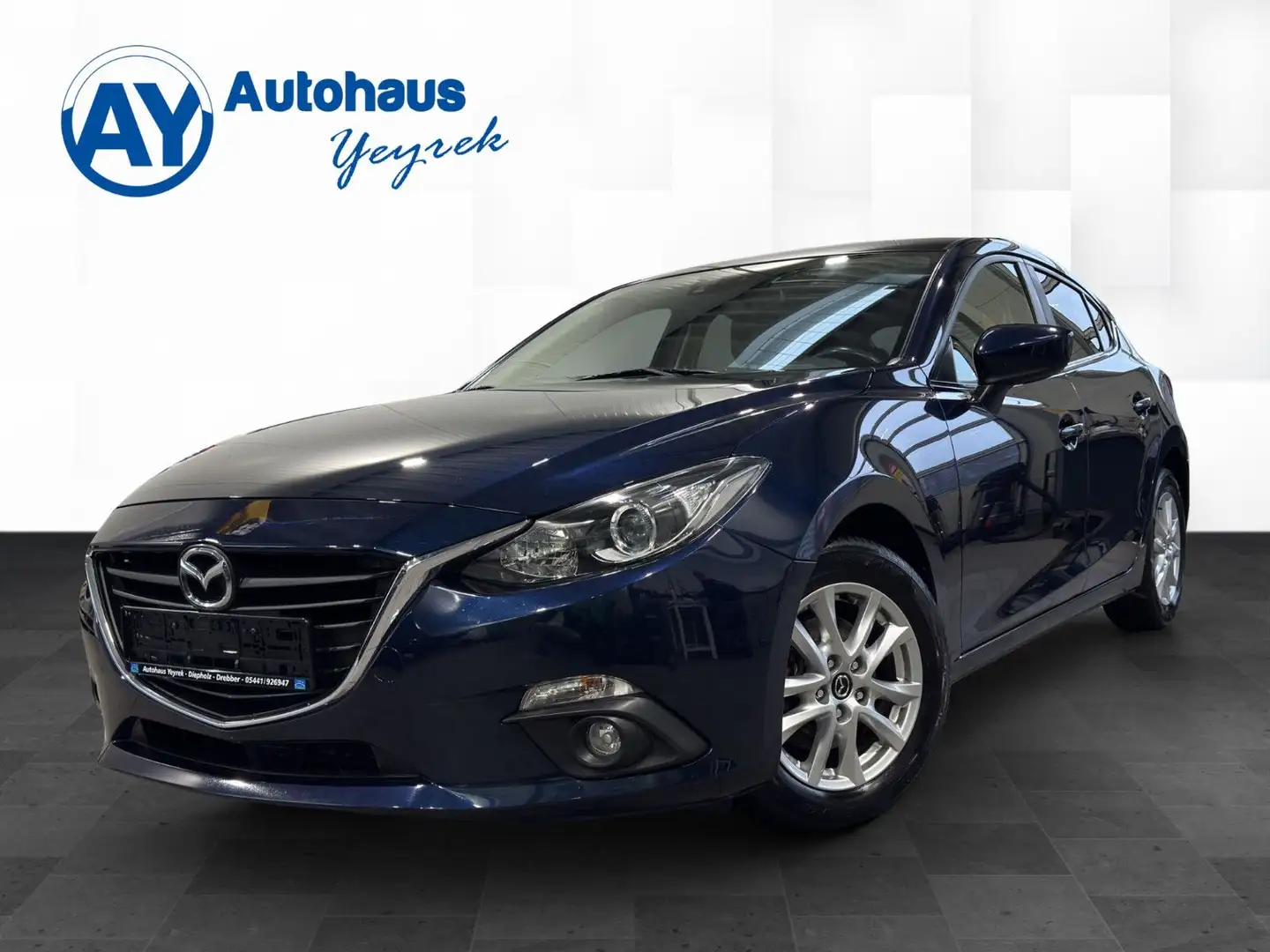 Mazda 3 Lim. Sports-Line *NAV*SHZ*LED*PDC* Blau - 1