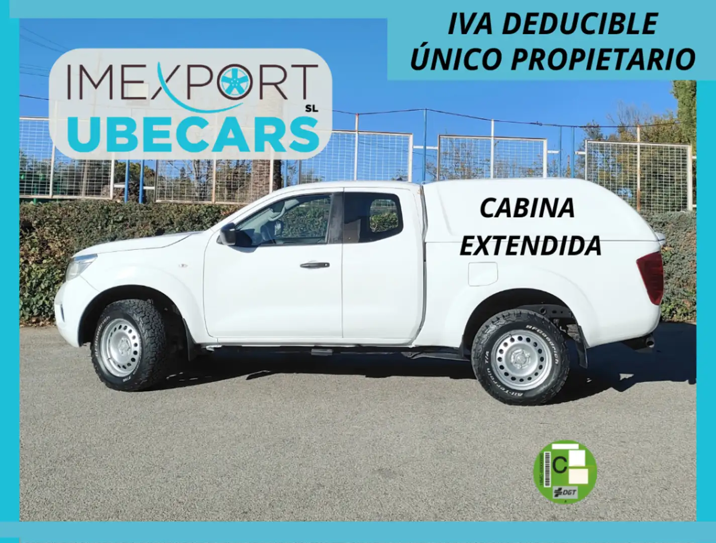 Nissan Navara 2.3dCi King Cab Visia Weiß - 1