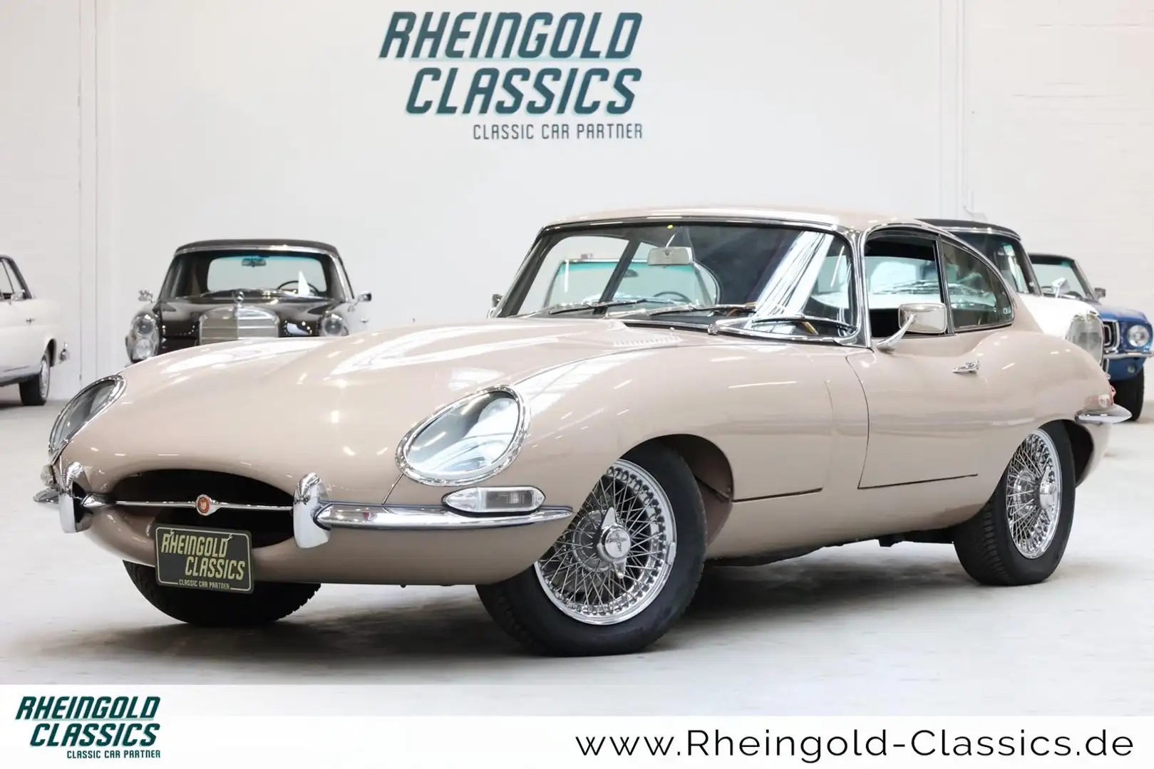 Jaguar E-Type E Type Coupe 4.2 Serie 1 in sehr schönem Zustand Beige - 1