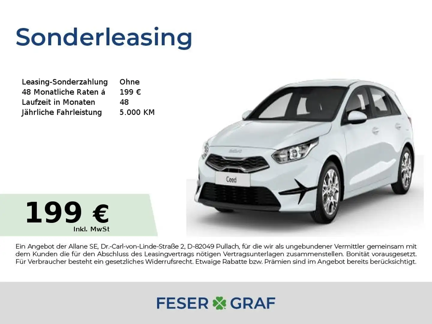 Kia Ceed / cee'd 1.5T Ultimate Keyless Tempomat Bestellfzg. Weiß - 1