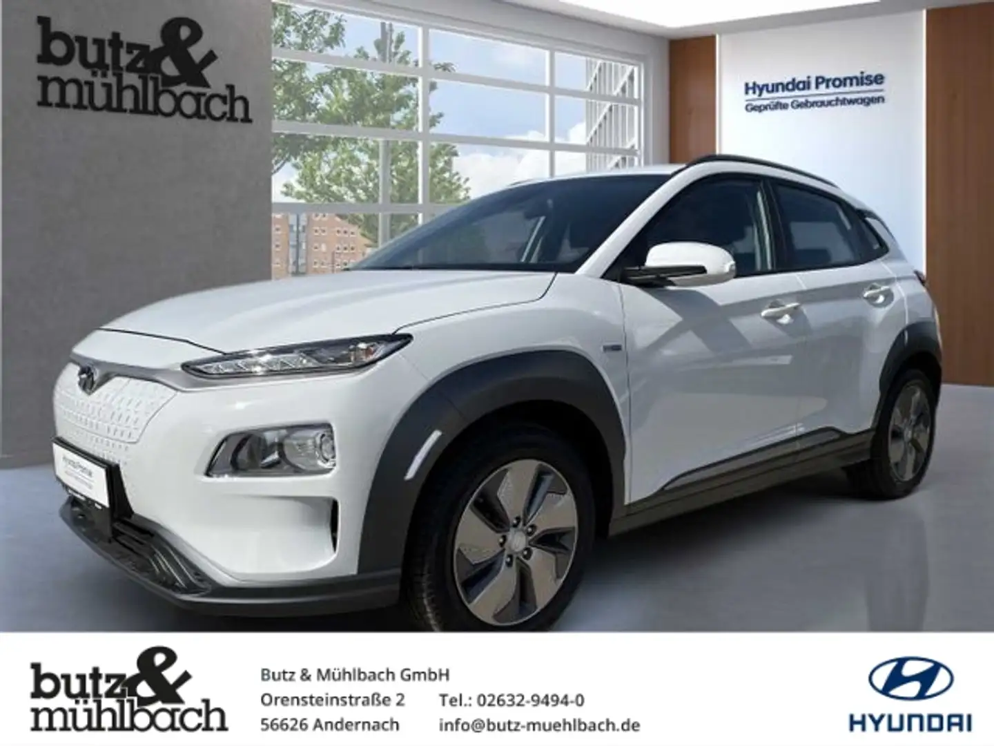 Hyundai KONA EV Trend Weiß - 1