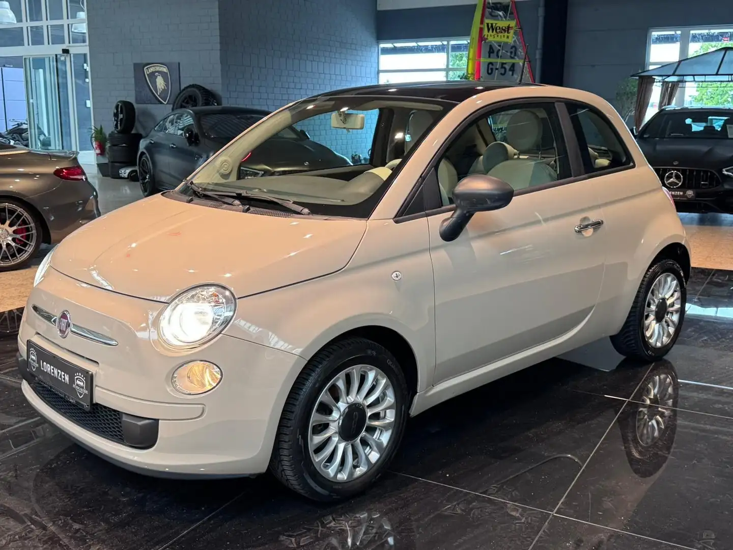 Fiat 500 Pop Star Blue&Me Audio Pano Klima 2.Hand Bej - 1