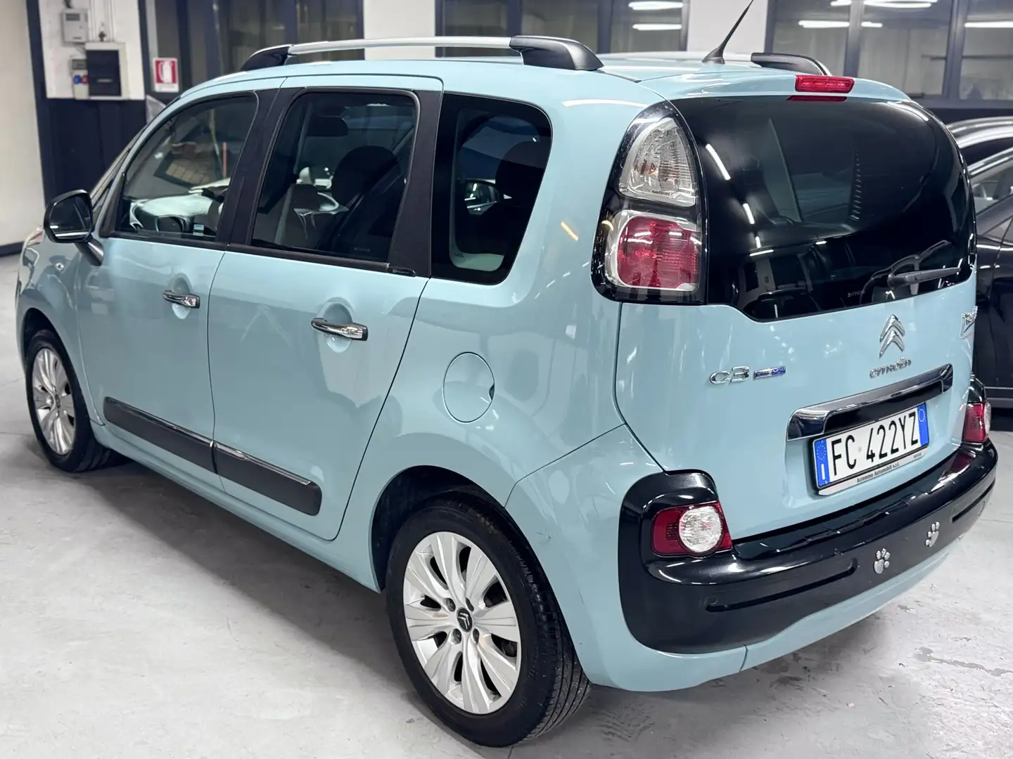 Citroen C3 Picasso 1.6 Diesel 100cv neopatentati - euro 6 Bleu - 2