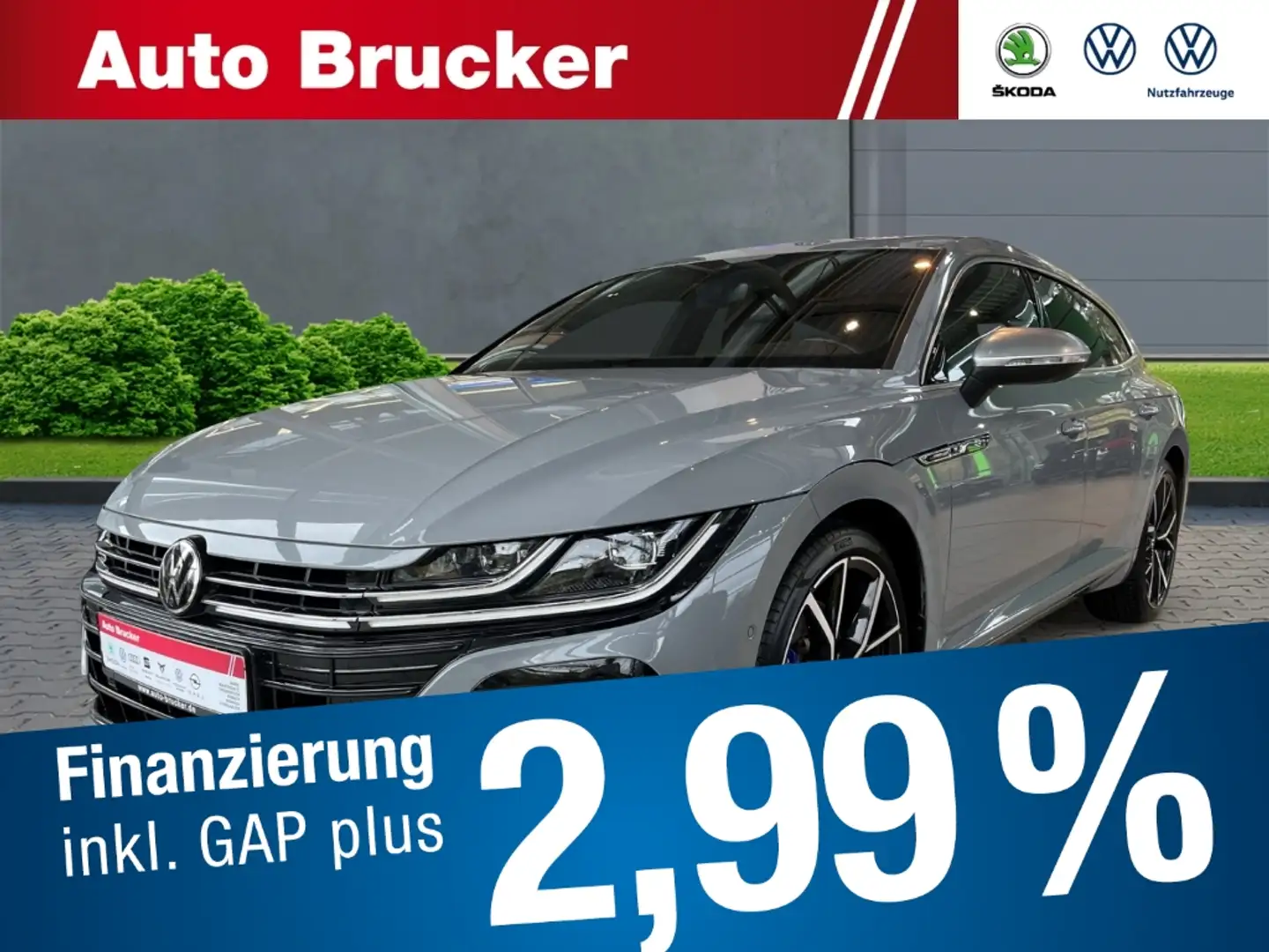 Volkswagen Arteon SB R 4Motion+DSG+Navi+LED+Pano+3-Zonen-Klima+SH vo Grau - 1
