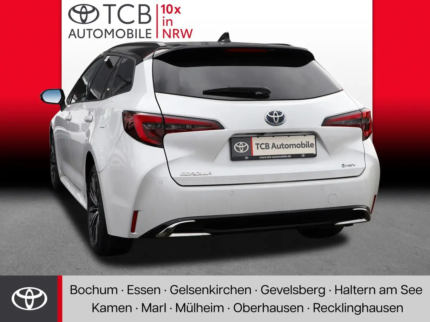 Toyota Corolla TS Black&White 1.8 Hybrid Kamera*Klima*LED*Navi* Weiß - 2