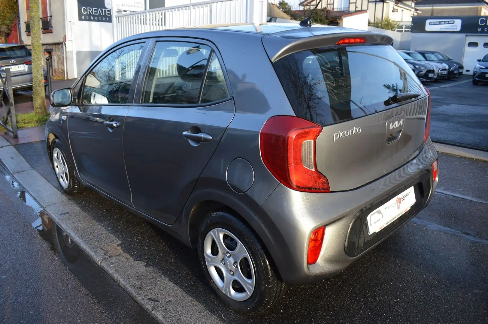 Kia Picanto 1.0 DPI 67CH MOTION Gris - 2