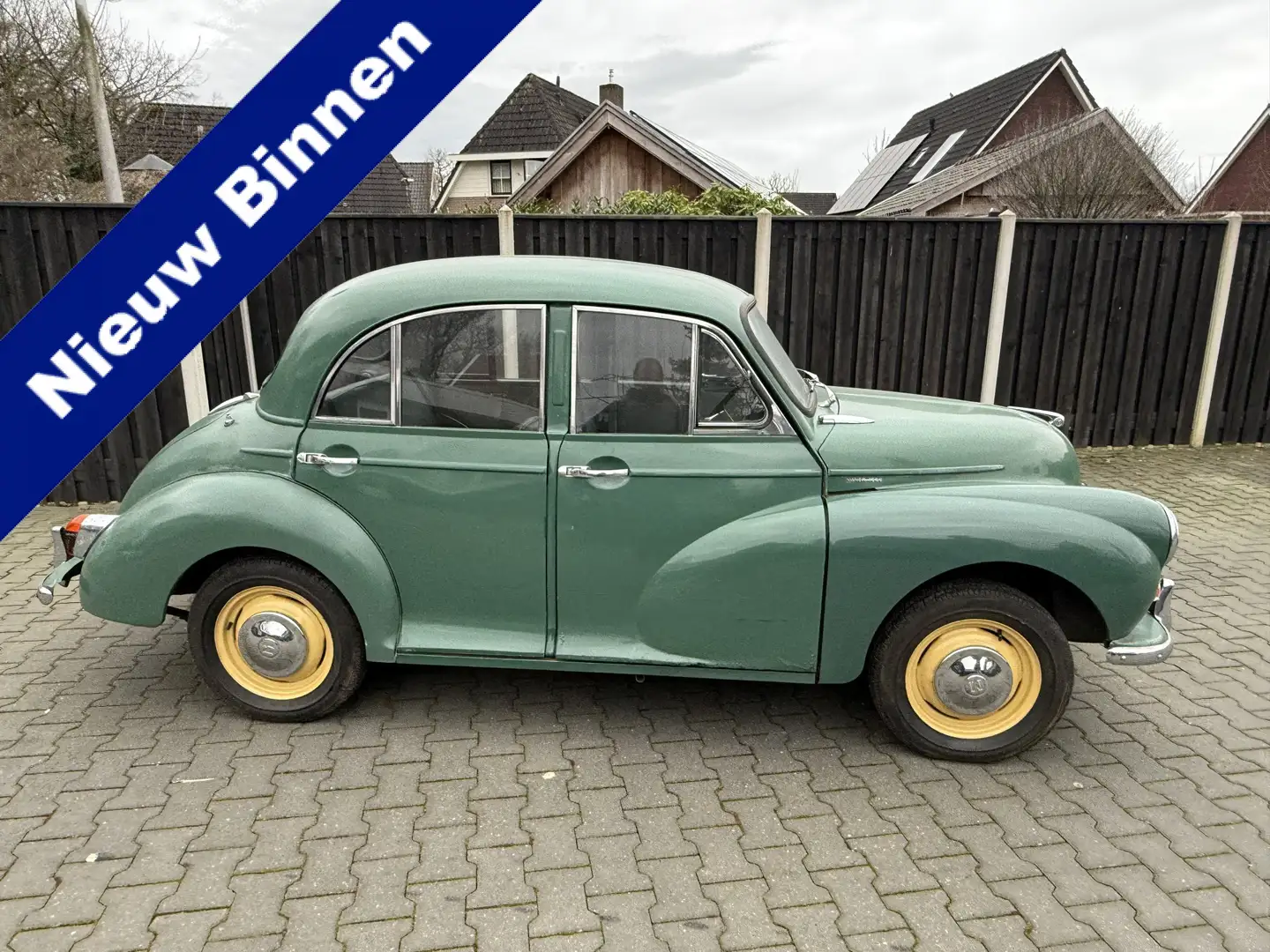 Oldtimer Morris Minor 1970 groen 6514 km rijdt goed geen nl kenteken - 1