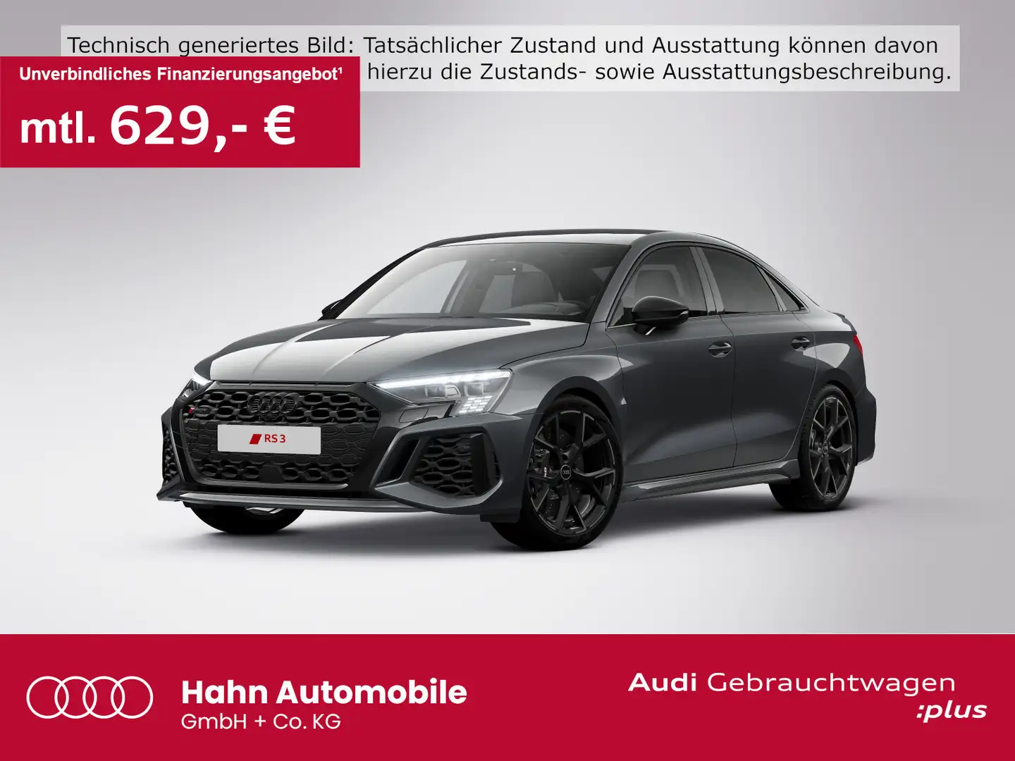 Audi RS3 2.5TFSI quat S-trc Matrix B&O CAM Grau - 1