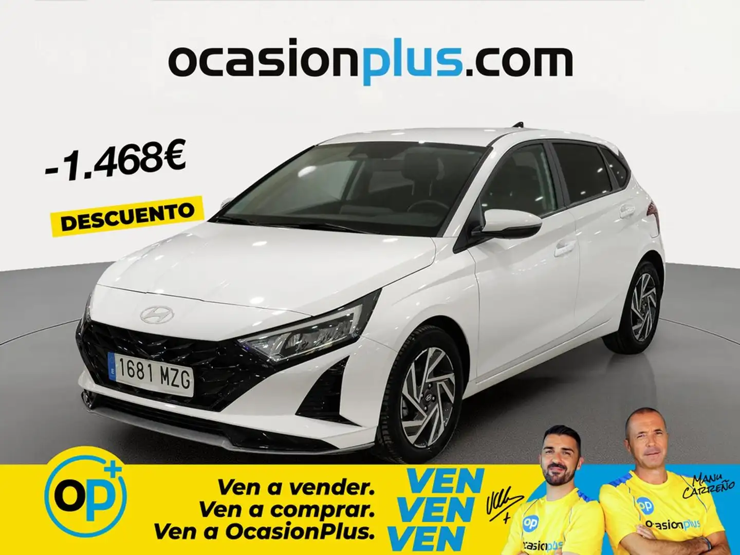 Hyundai i20 1.0 TGDI Klass 100 Blanco - 1