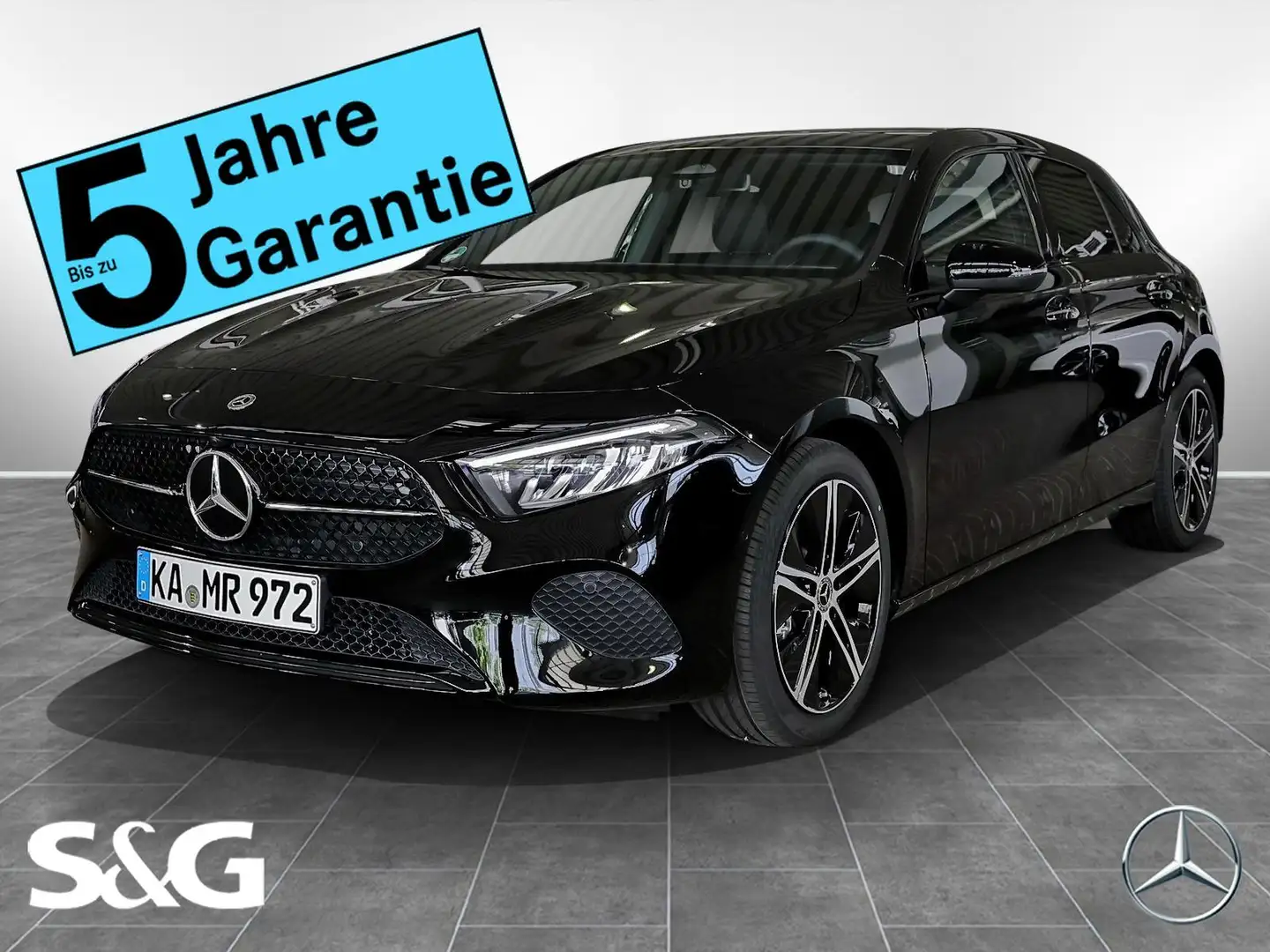 Mercedes-Benz A 200 Kompaktlim. PROGRESSIVE MBUX+LED+Pano+18LM Schwarz - 1