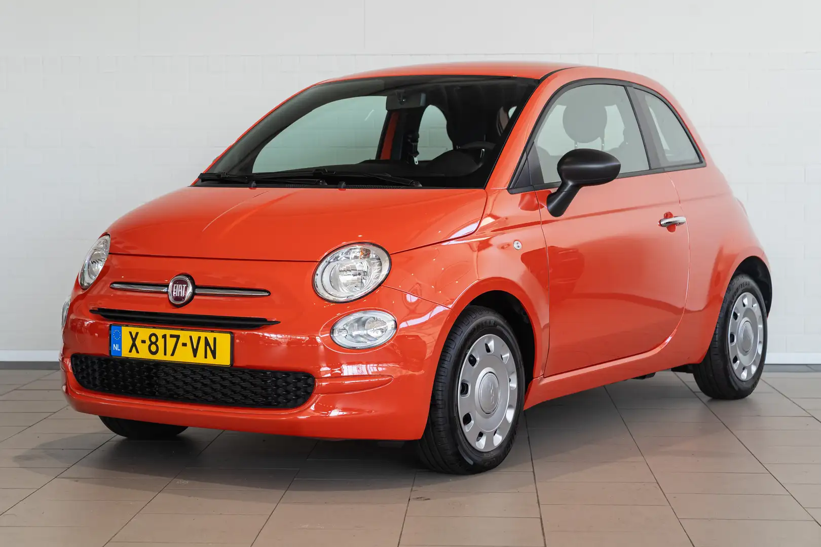 Fiat 500 1.0 Hybrid | Nieuwstaat! | Bluetooth | Airco | Oranje - 1