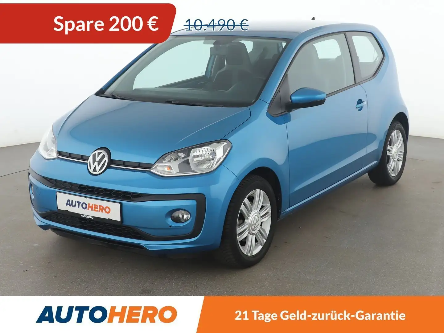 Volkswagen up! 1.0 High up! BlueMotion *SHZ*ALU*KLIMA*GARANTIE* Bleu - 1